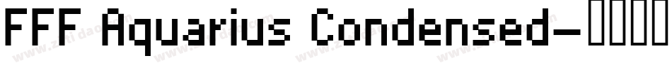 FFF Aquarius Condensed字体转换